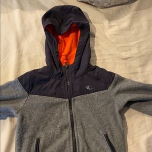 Boys zip up fleece